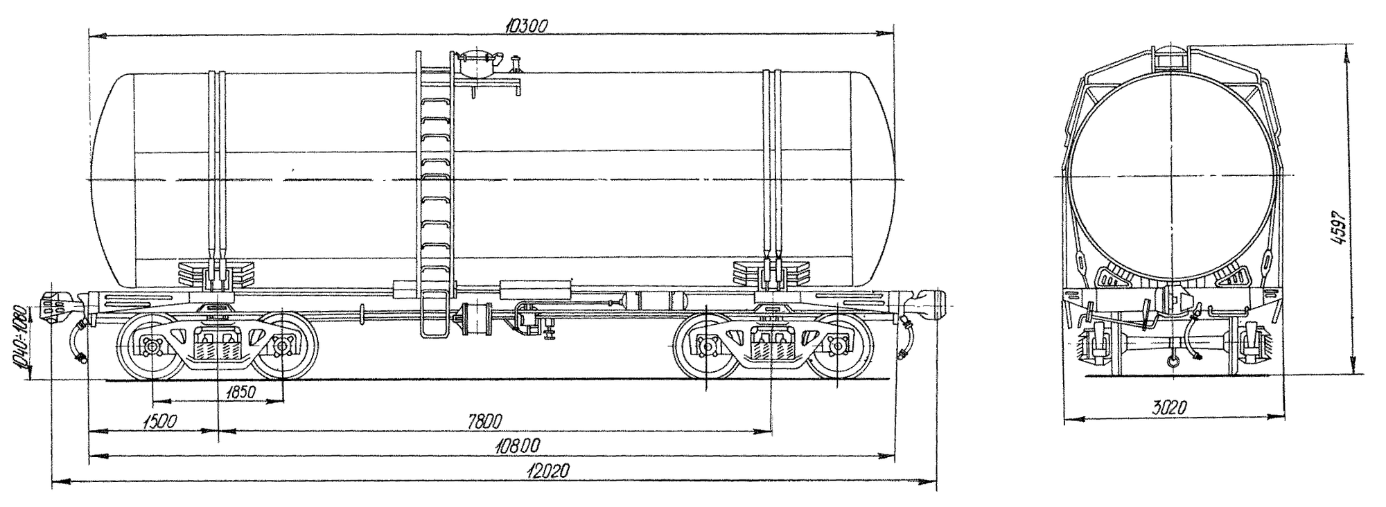 цистерна для бензина 60