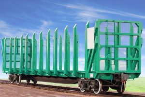 Вагон-платформа для лесоматериалов модель 13-6923